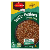 Feijão Carioca Cozido à Vapor / Steamed Carioca Beans - Caldo Bom (250g)